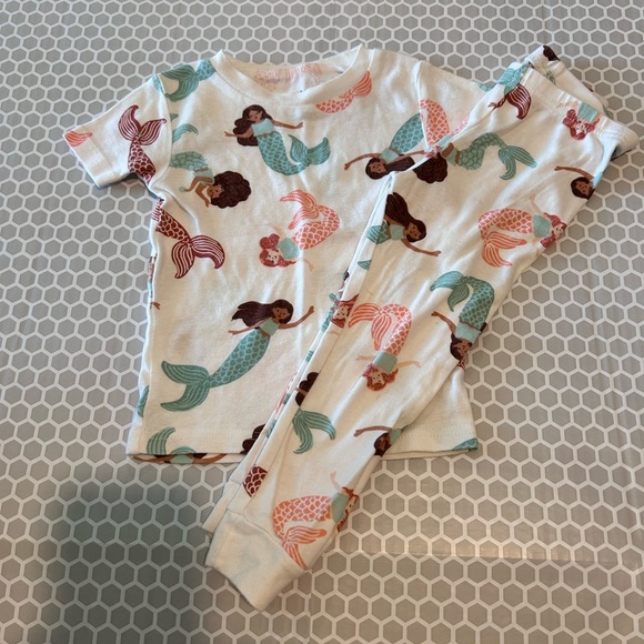 Carter's Other - Carter's White, Peach & Teal Toddler Mermaid PJ Set Size 2T